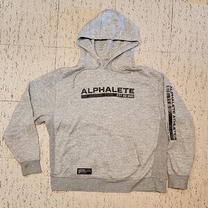 Alphalete Athletics 2019 Big Spellout Pullover Hoodie Sweater
